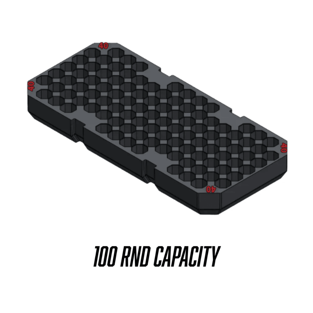 Made for Milwaukee Packouts Slim low profile Ammo Inserts. - WM Prints LLC
