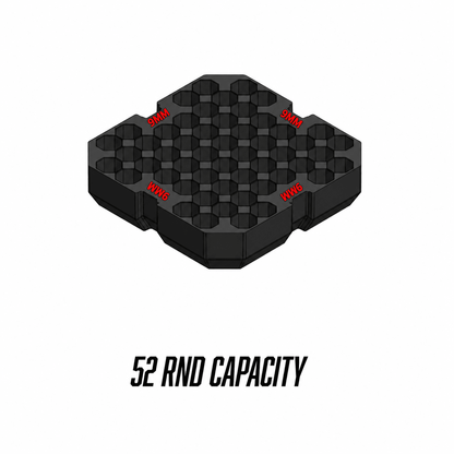 Made for Milwaukee Packouts Slim low profile Ammo Inserts. - WM Prints LLC