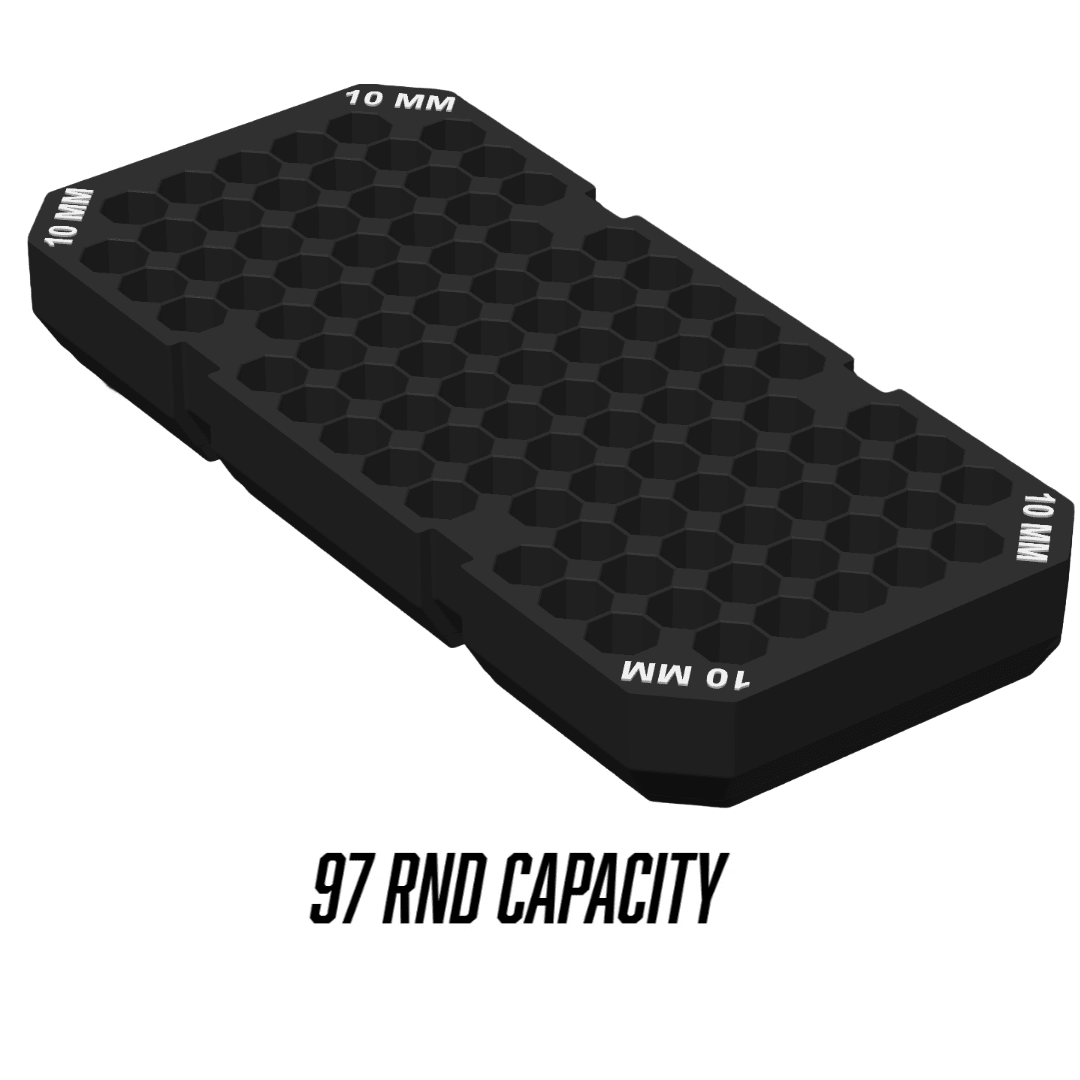 Made for Milwaukee Packouts Slim low profile Ammo Inserts. - WM Prints LLC