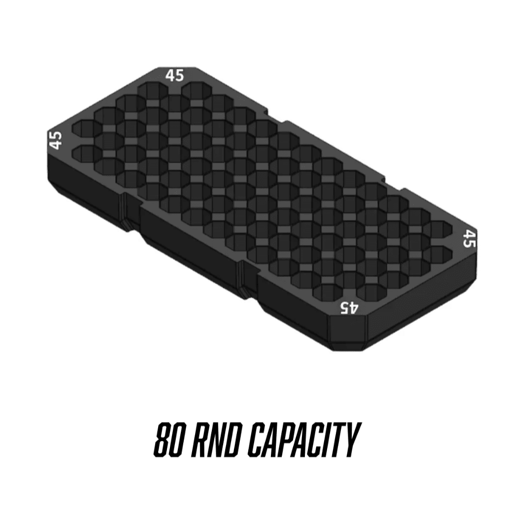 Made for Milwaukee Packouts Slim low profile Ammo Inserts. - WM Prints LLC