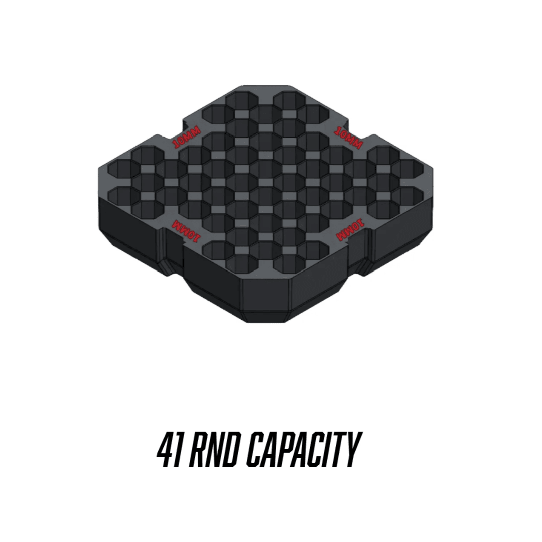 Made for Milwaukee Packouts Slim low profile Ammo Inserts. - WM Prints LLC