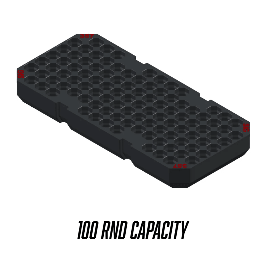 Made for Milwaukee Packouts Slim low profile Ammo Inserts. - WM Prints LLC