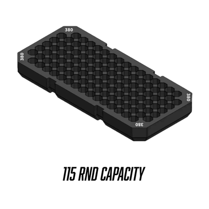 Made for Milwaukee Packouts Slim low profile Ammo Inserts. - WM Prints LLC