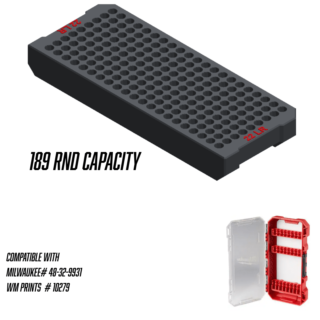 Made for Milwaukee Shockwave Ammo Inserts. - WM Prints LLC