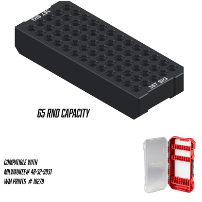 Made for Milwaukee Shockwave Ammo Inserts. - WM Prints LLC