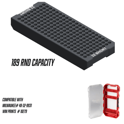 Made for Milwaukee Shockwave Ammo Inserts. - WM Prints LLC