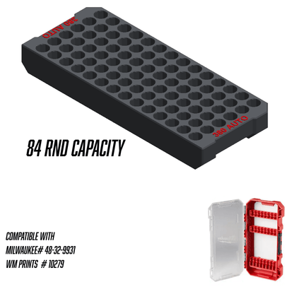 Made for Milwaukee Shockwave Ammo Inserts. - WM Prints LLC