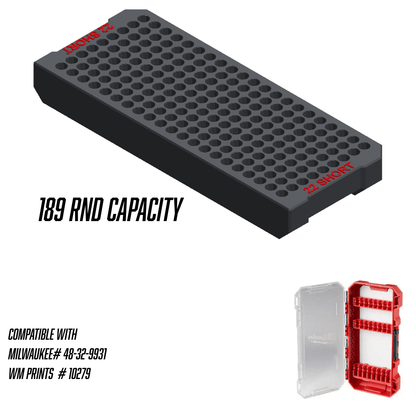 Made for Milwaukee Shockwave Ammo Inserts. - WM Prints LLC