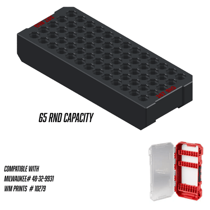 Made for Milwaukee Shockwave Ammo Inserts. - WM Prints LLC