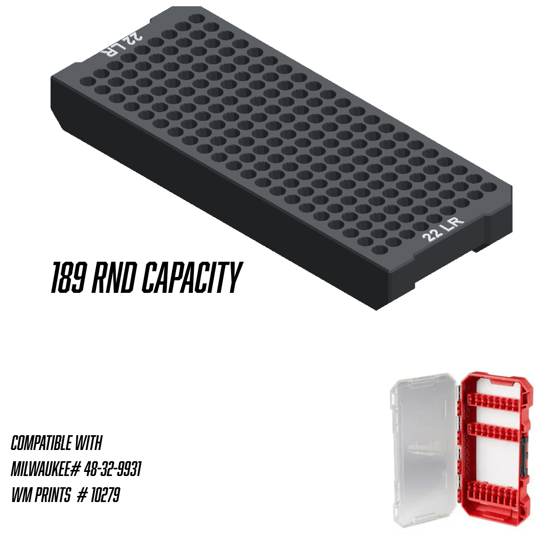 Made for Milwaukee Shockwave Ammo Inserts. - WM Prints LLC