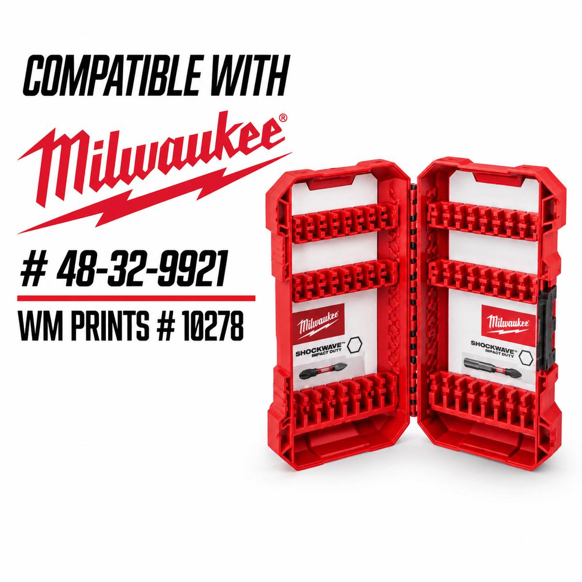 Made for Milwaukee SHOCKWAVE™ Revolver Moon Clip Inserts - WM Prints LLC