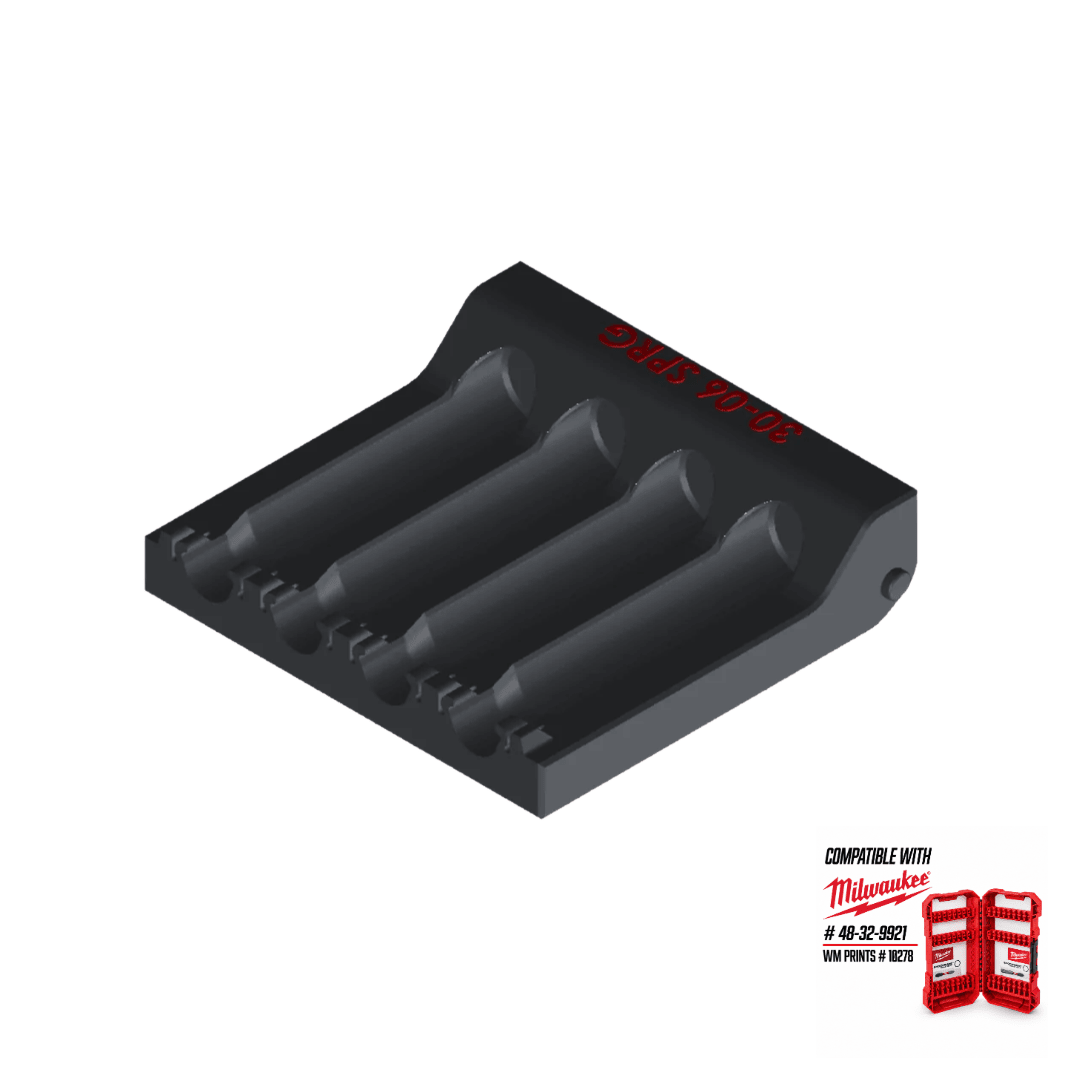 Made for Milwaukee Shockwave Rifle Ammo Inserts. - WM Prints LLC