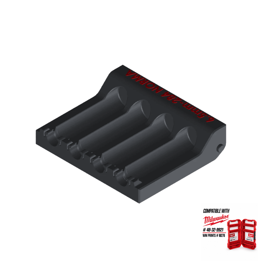 Made for Milwaukee Shockwave Rifle Ammo Inserts. - WM Prints LLC