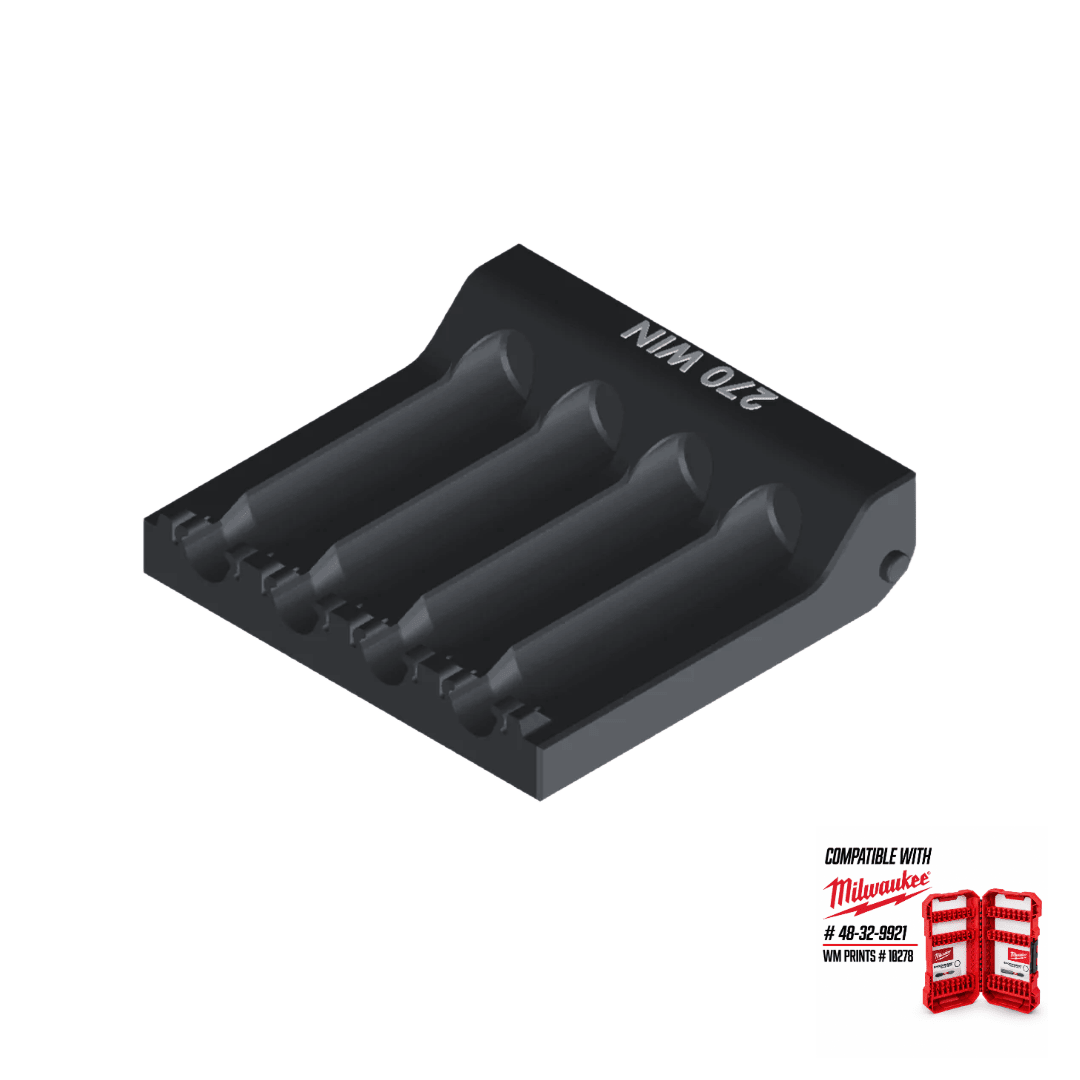 Made for Milwaukee Shockwave Rifle Ammo Inserts. - WM Prints LLC