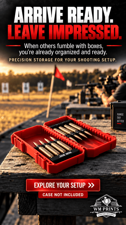 Made for Milwaukee Shockwave Rifle Ammo Inserts. - WM Prints LLC