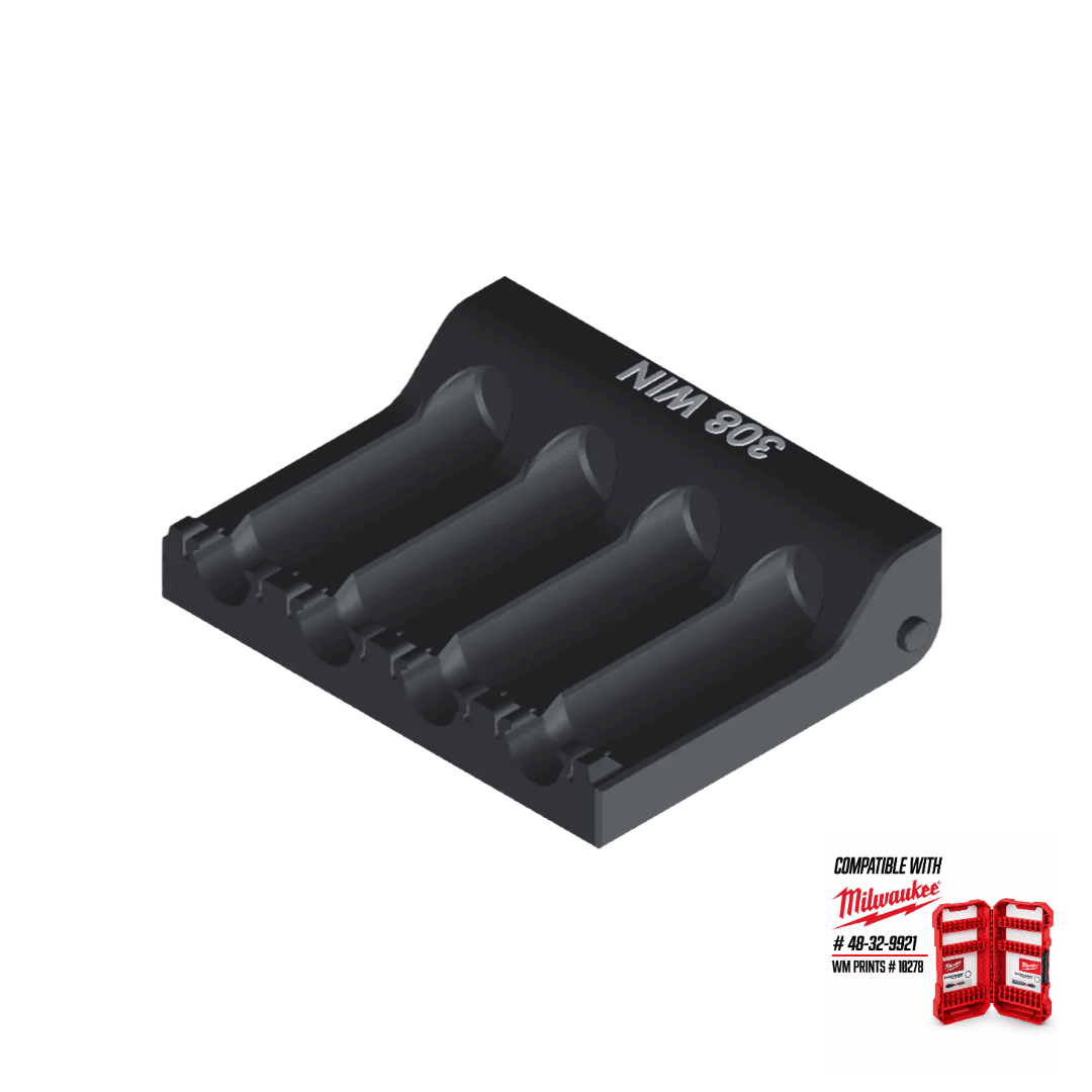 Made for Milwaukee Shockwave Rifle Ammo Inserts. - WM Prints LLC