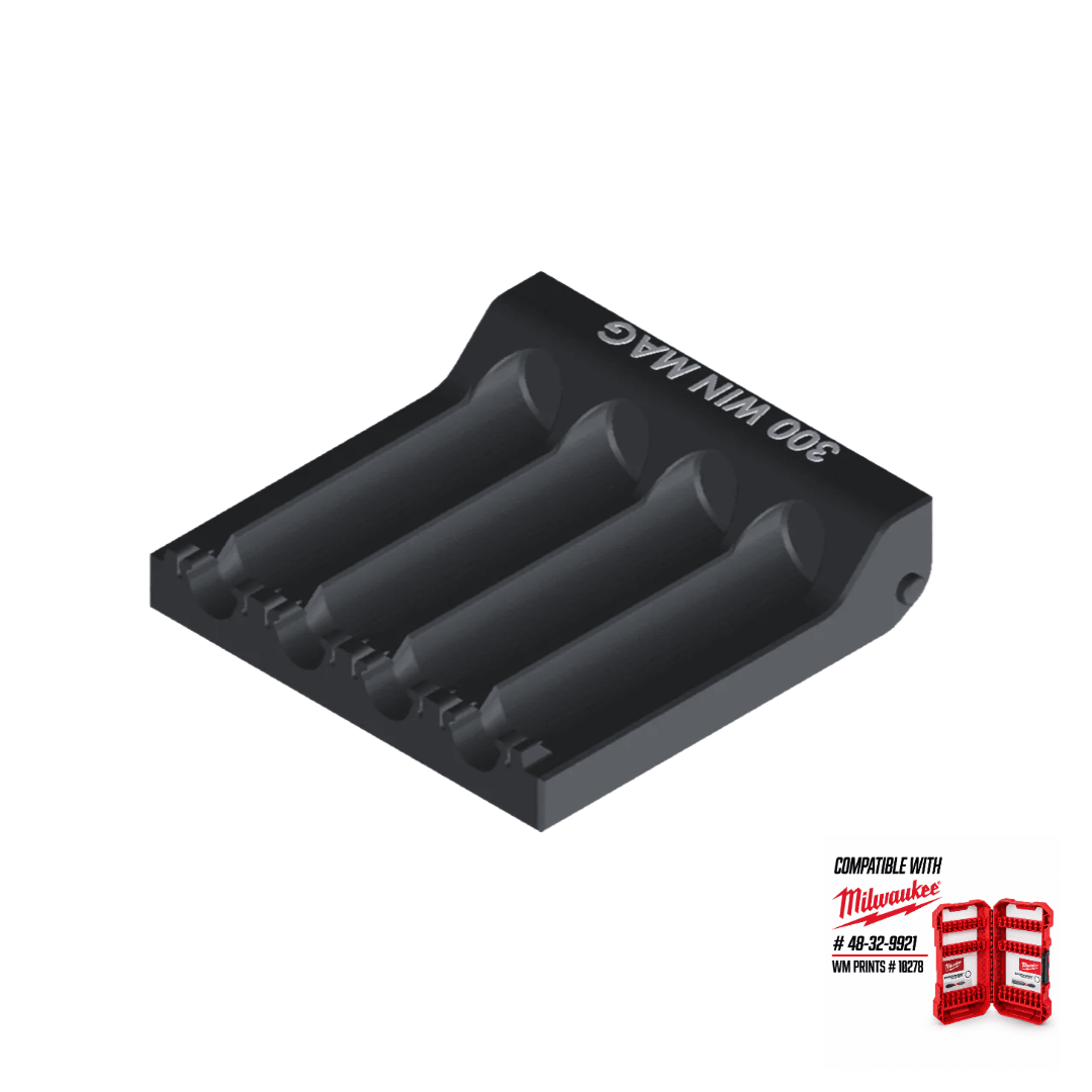 Made for Milwaukee Shockwave Rifle Ammo Inserts. - WM Prints LLC