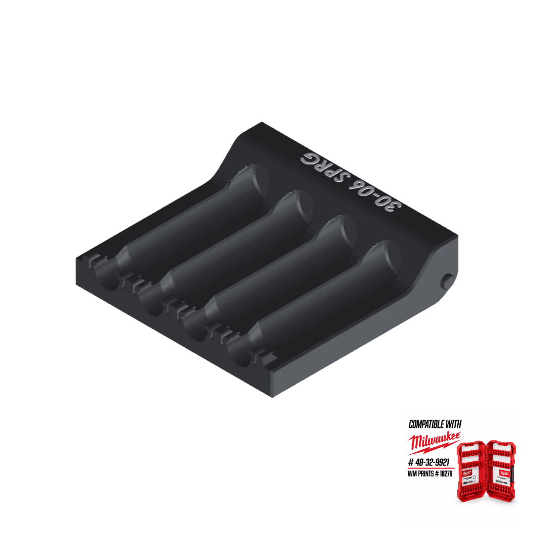 Made for Milwaukee Shockwave Rifle Ammo Inserts. - WM Prints LLC