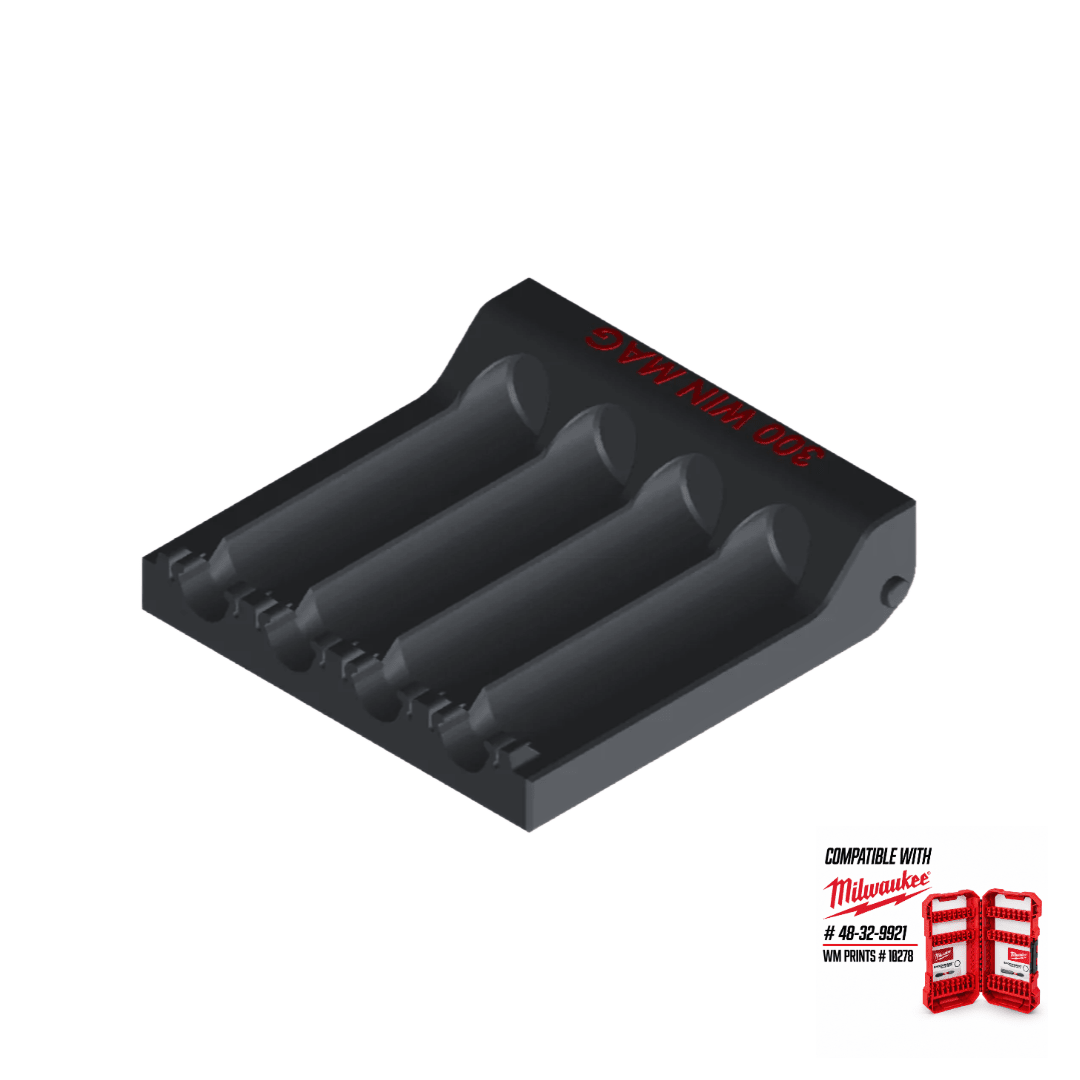 Made for Milwaukee Shockwave Rifle Ammo Inserts. - WM Prints LLC