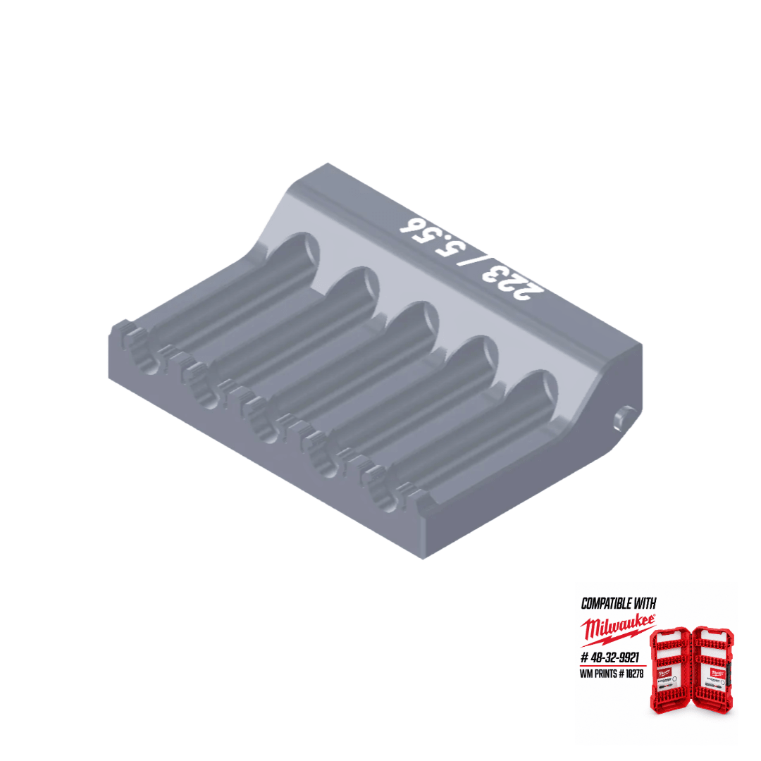 Made for Milwaukee Shockwave Rifle Ammo Inserts. - WM Prints LLC