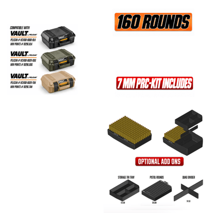 Made for Pelican Vault V100 Rifle Range kits. - WM Prints LLC