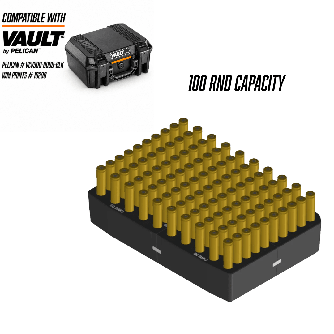 Made for Pelican™ Vault V300 Ammo Insert kits. - WM Prints LLC