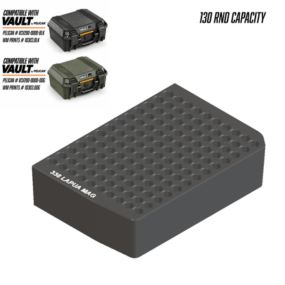 Made for Vault by Pelican™ V200 Left and Right Ammo inserts. - WM Prints LLC