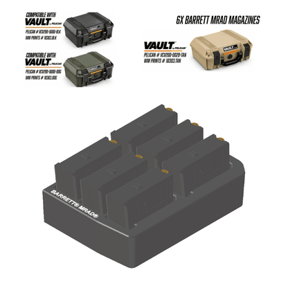 Made for Vault by Pelican™ V200 Left and Right Ammo inserts. - WM Prints LLC