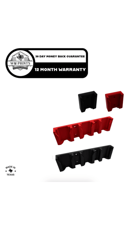 Milwaukee M18 type battery mounts - WM Prints LLC