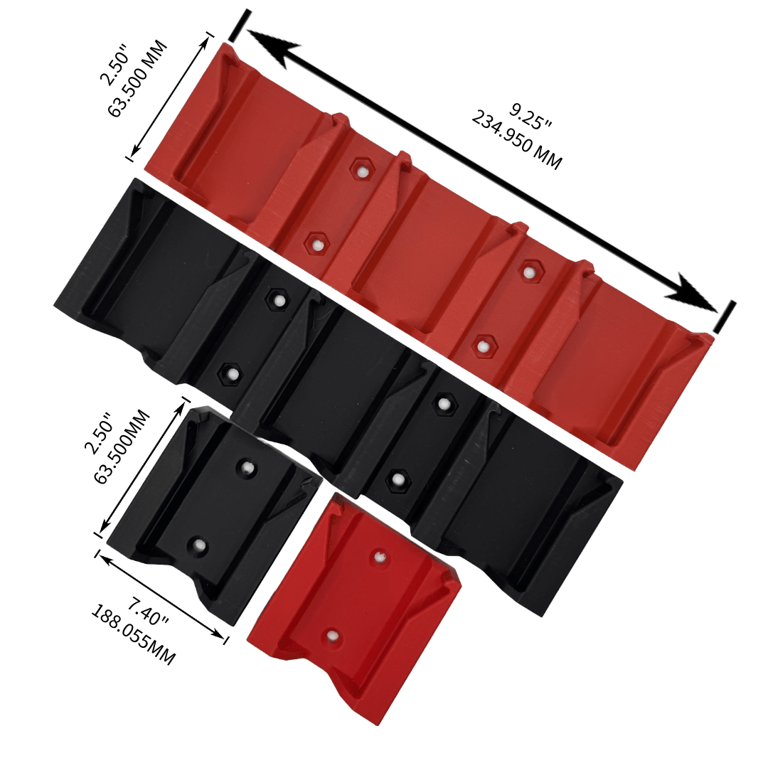 Milwaukee M18 type battery mounts - WM Prints LLC