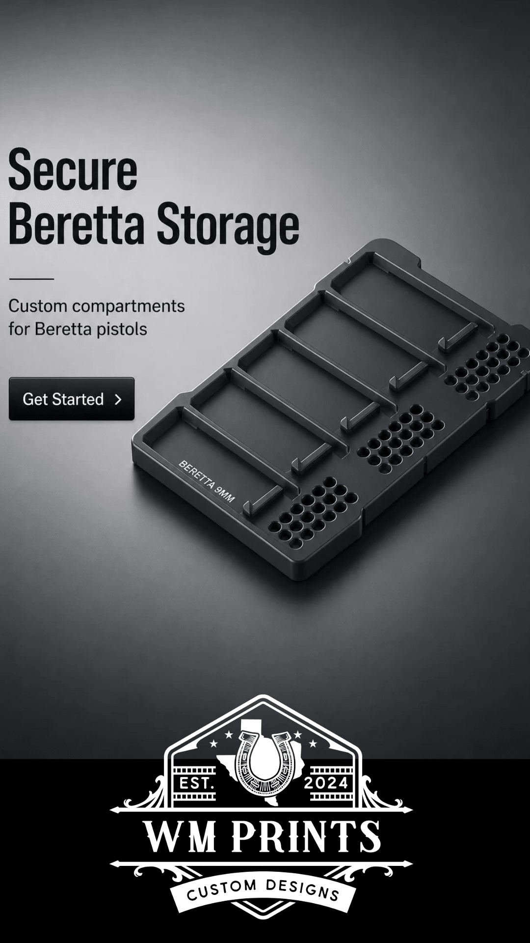 Milwaukee Packout Beretta compatible inserts. - WM Prints LLC