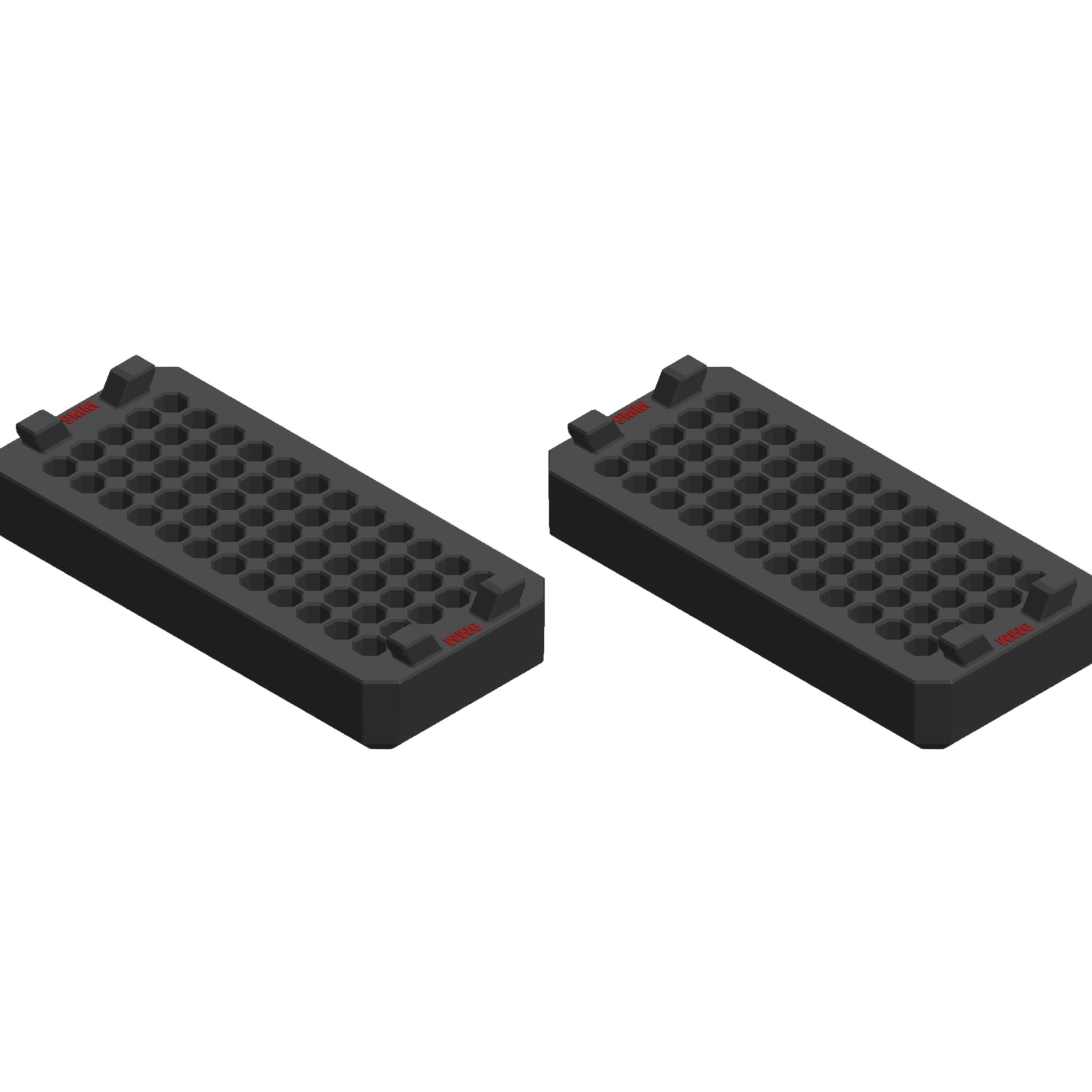 Milwaukee Packout compatible Ammo Inserts double stack. - WM Prints LLC