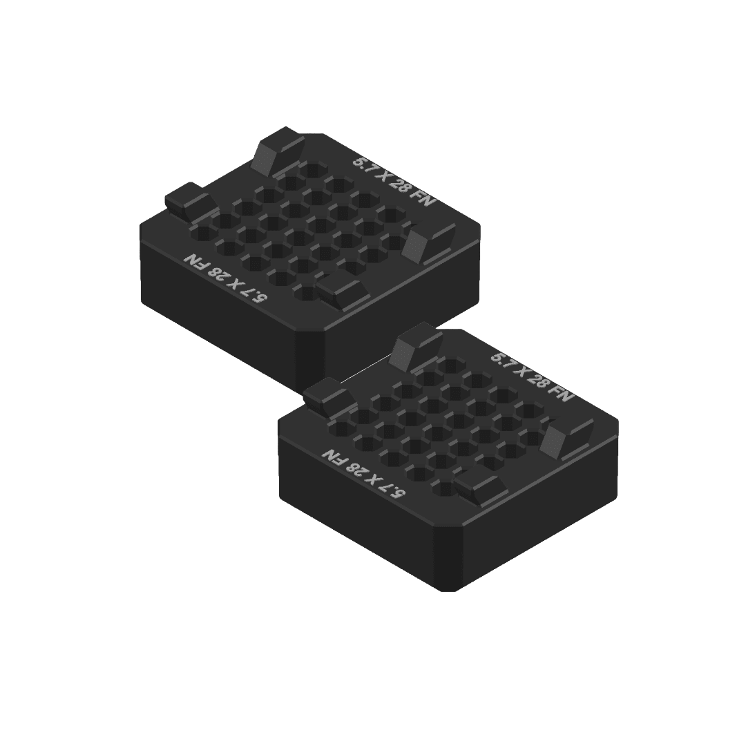 Milwaukee Packout compatible Ammo Inserts double stack. - WM Prints LLC