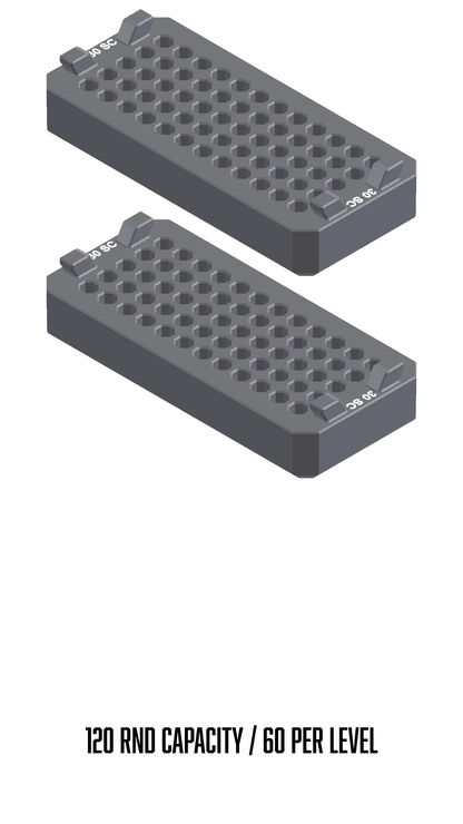Milwaukee Packout compatible Ammo Inserts double stack. - WM Prints LLC
