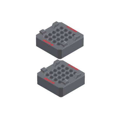 Milwaukee Packout compatible Ammo Inserts double stack. - WM Prints LLC