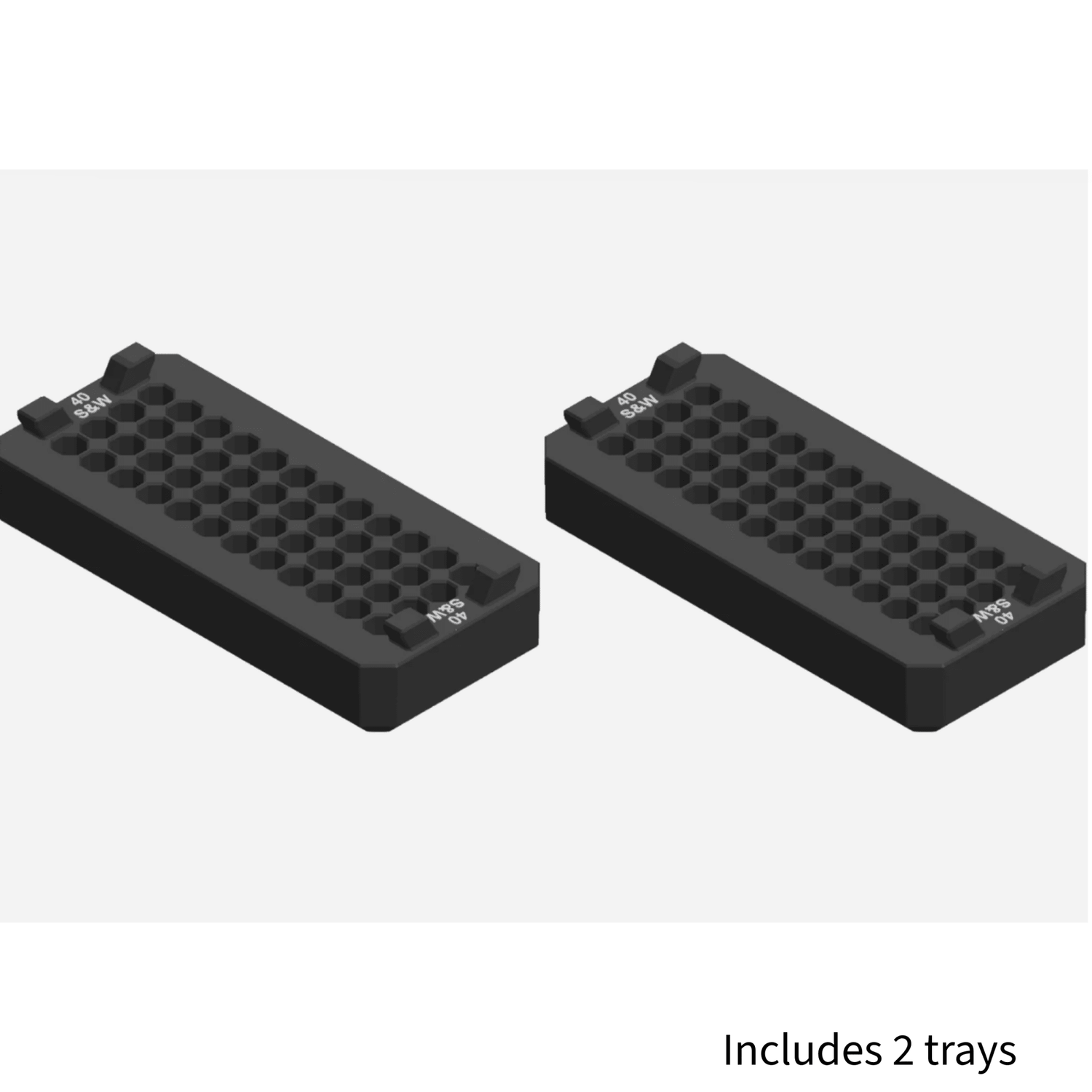 Milwaukee Packout compatible Ammo Inserts double stack. - WM Prints LLC