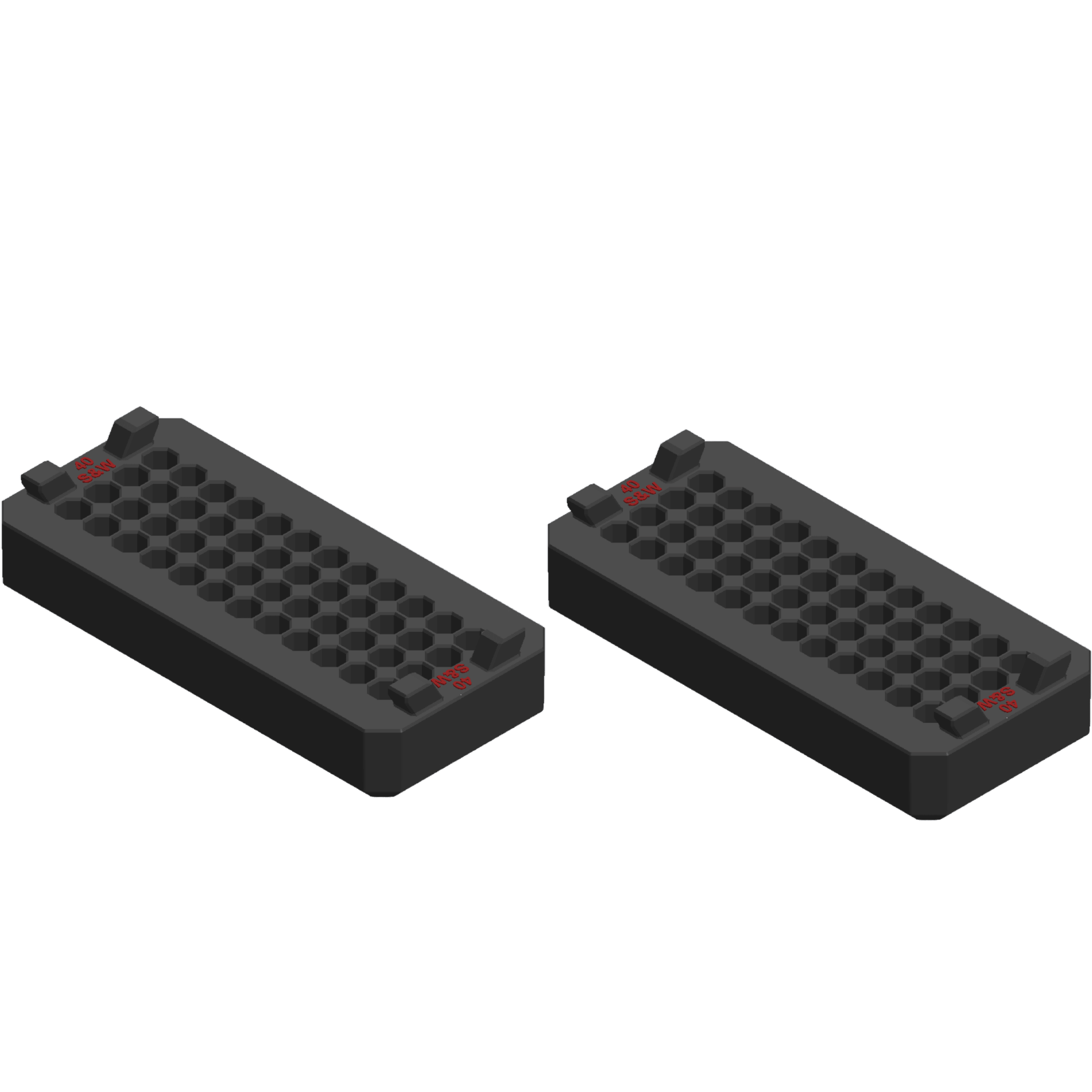 Milwaukee Packout compatible Ammo Inserts double stack. - WM Prints LLC