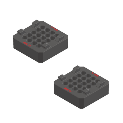Milwaukee Packout compatible Ammo Inserts double stack. - WM Prints LLC
