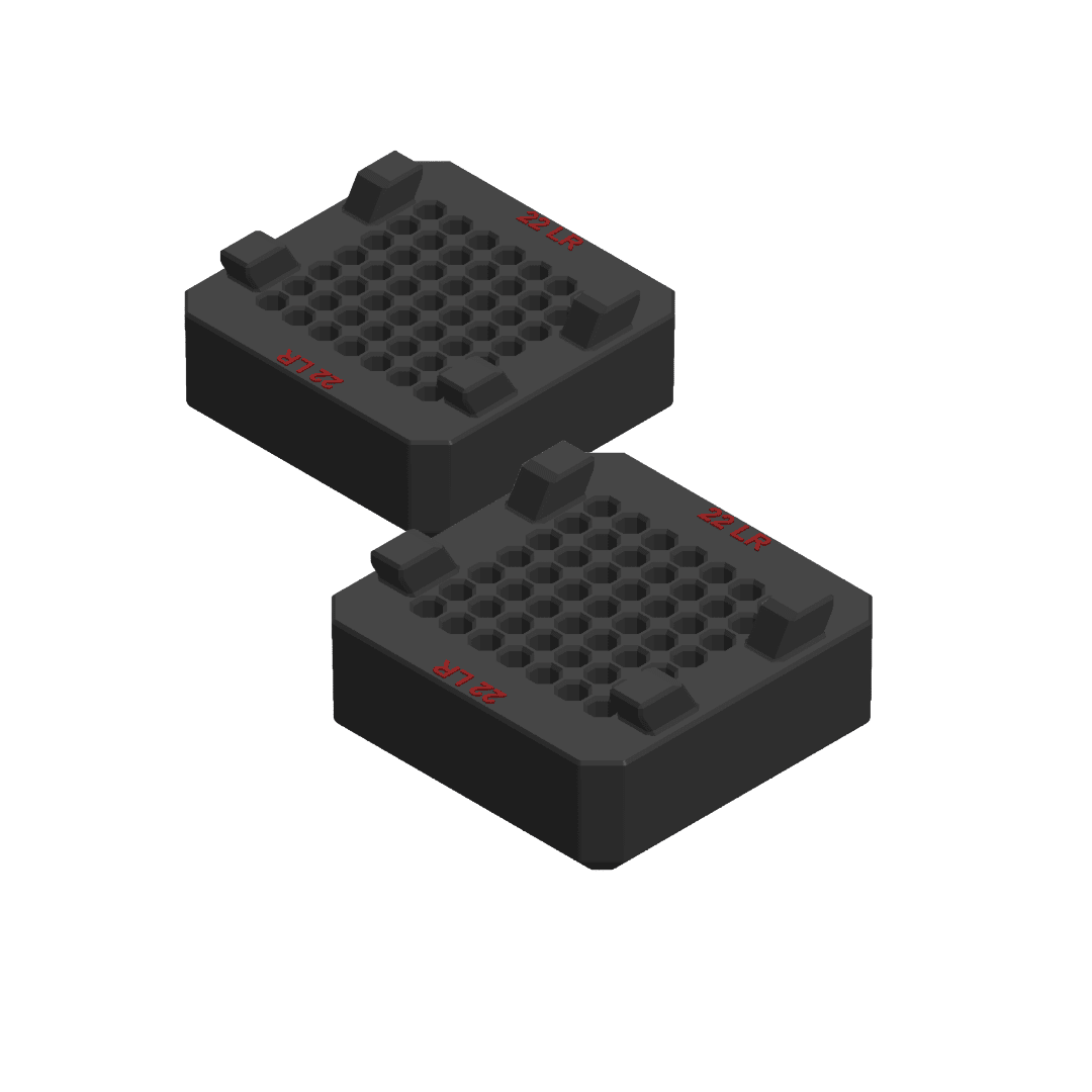 Milwaukee Packout compatible Ammo Inserts double stack. - WM Prints LLC