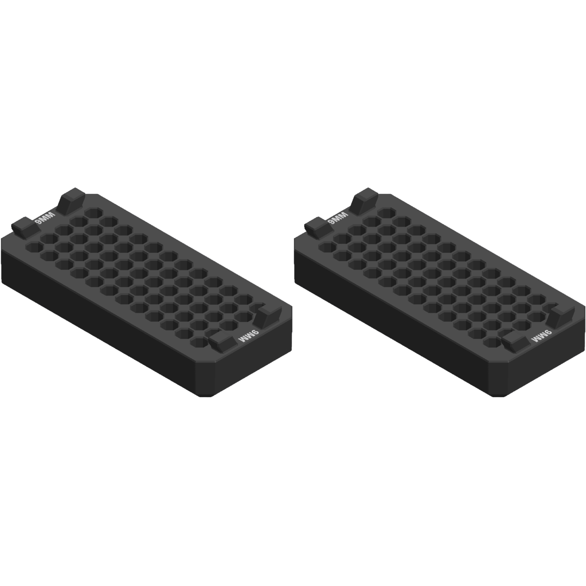 Milwaukee Packout compatible Ammo Inserts double stack. - WM Prints LLC