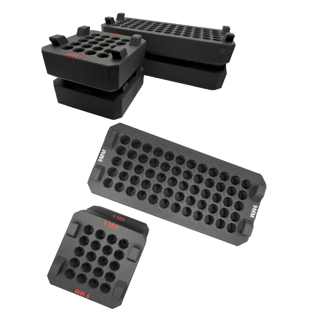 Milwaukee Packout compatible Ammo Inserts double stack. - WM Prints LLC