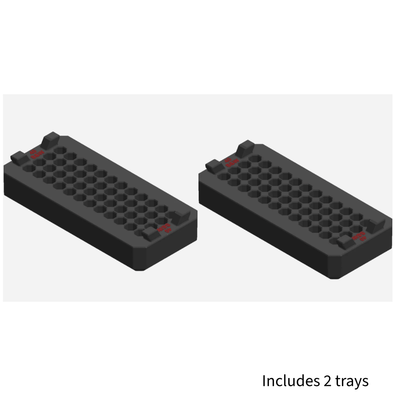 Milwaukee Packout compatible Ammo Inserts double stack. - WM Prints LLC