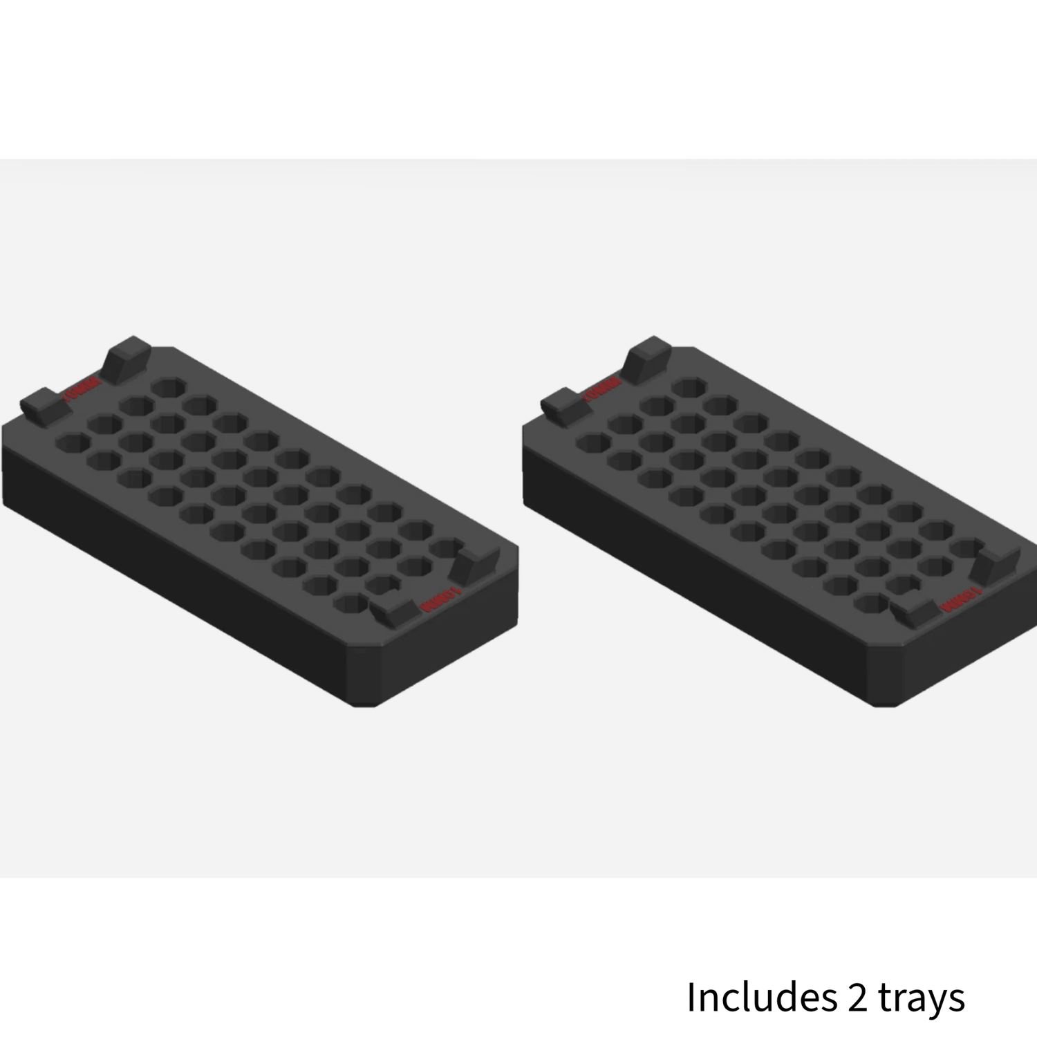 Milwaukee Packout compatible Ammo Inserts double stack. - WM Prints LLC