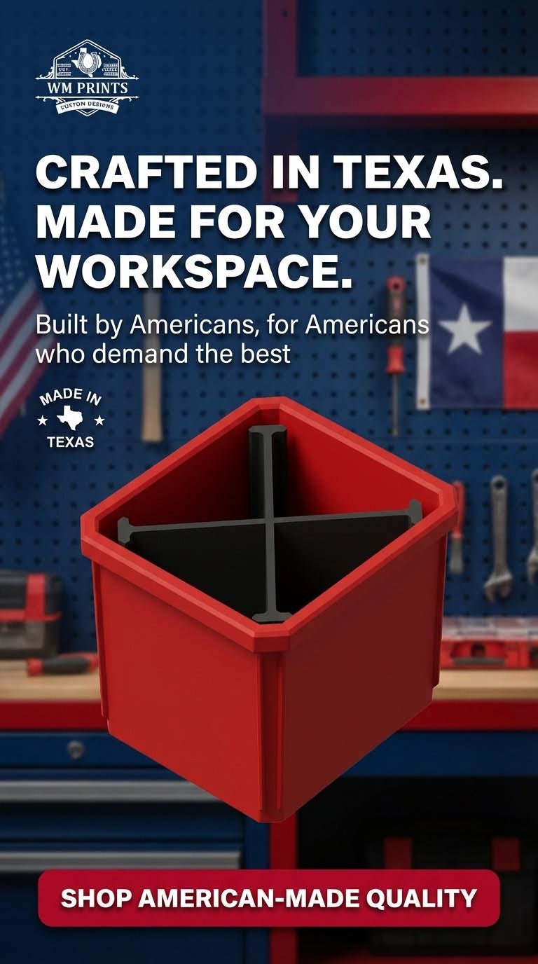 Milwaukee Packout compatible bin dividers. - WM Prints LLC