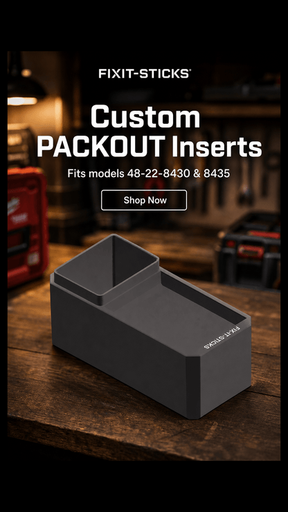 Milwaukee Packout compatible miscellaneous inserts for models 48-22-8430 and 48-22-8435. - WM Prints LLC