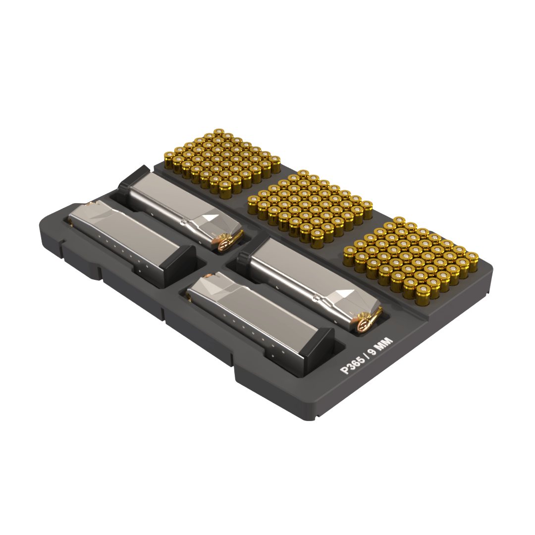 Milwaukee Packout Sig Sauer P365 9 MM insert. - WM Prints LLC