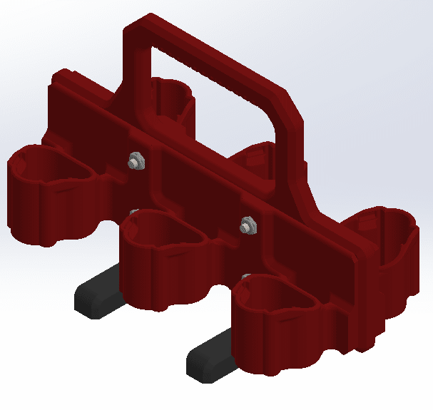 Milwaukee type battery carrier - WM Prints LLC