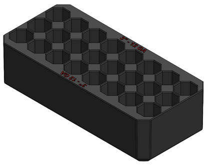 Milwaukee Packout Ammo Insert LARGE TRAY 12GA-3&quot; RED