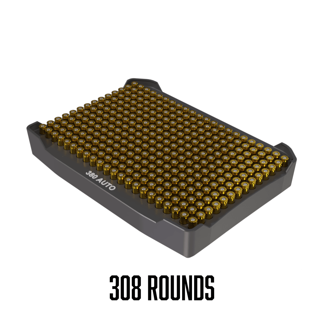 Pelican™ Vault V100 Pistol ammo double stack inserts - WM Prints LLC