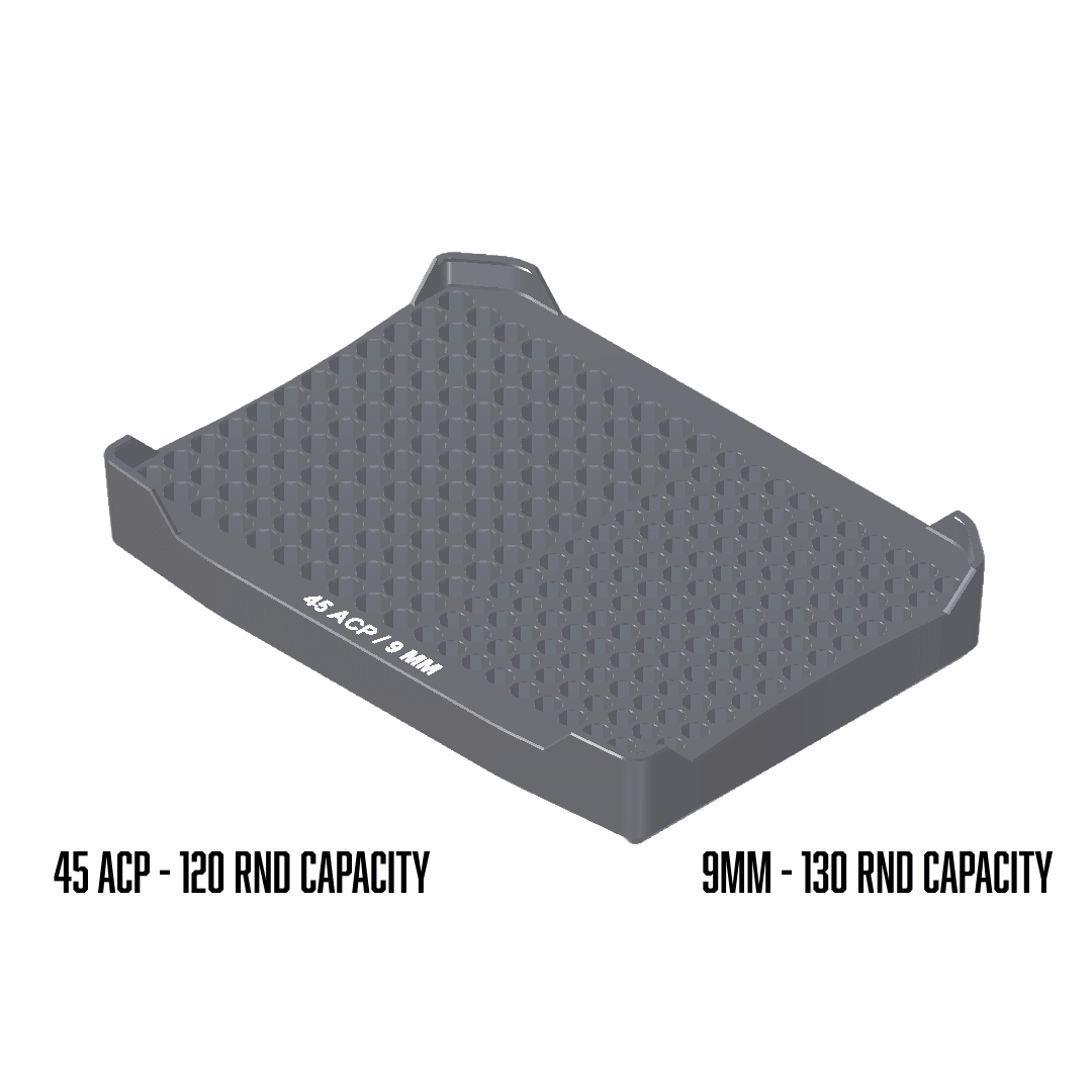 Pelican™ Vault V100 Pistol ammo double stack inserts - WM Prints LLC